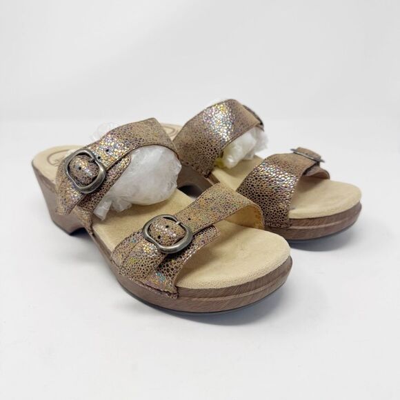 DANSKO | Sophie Sandals with Sparkly Speckles & Buckle Detail Women’s Size 41 - Picture 9 of 13